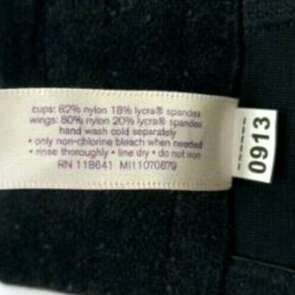 Cacique Bra Smooth Balconette Underwire Plus Size 44H Black Lane Bryant - Picture 8 of 9